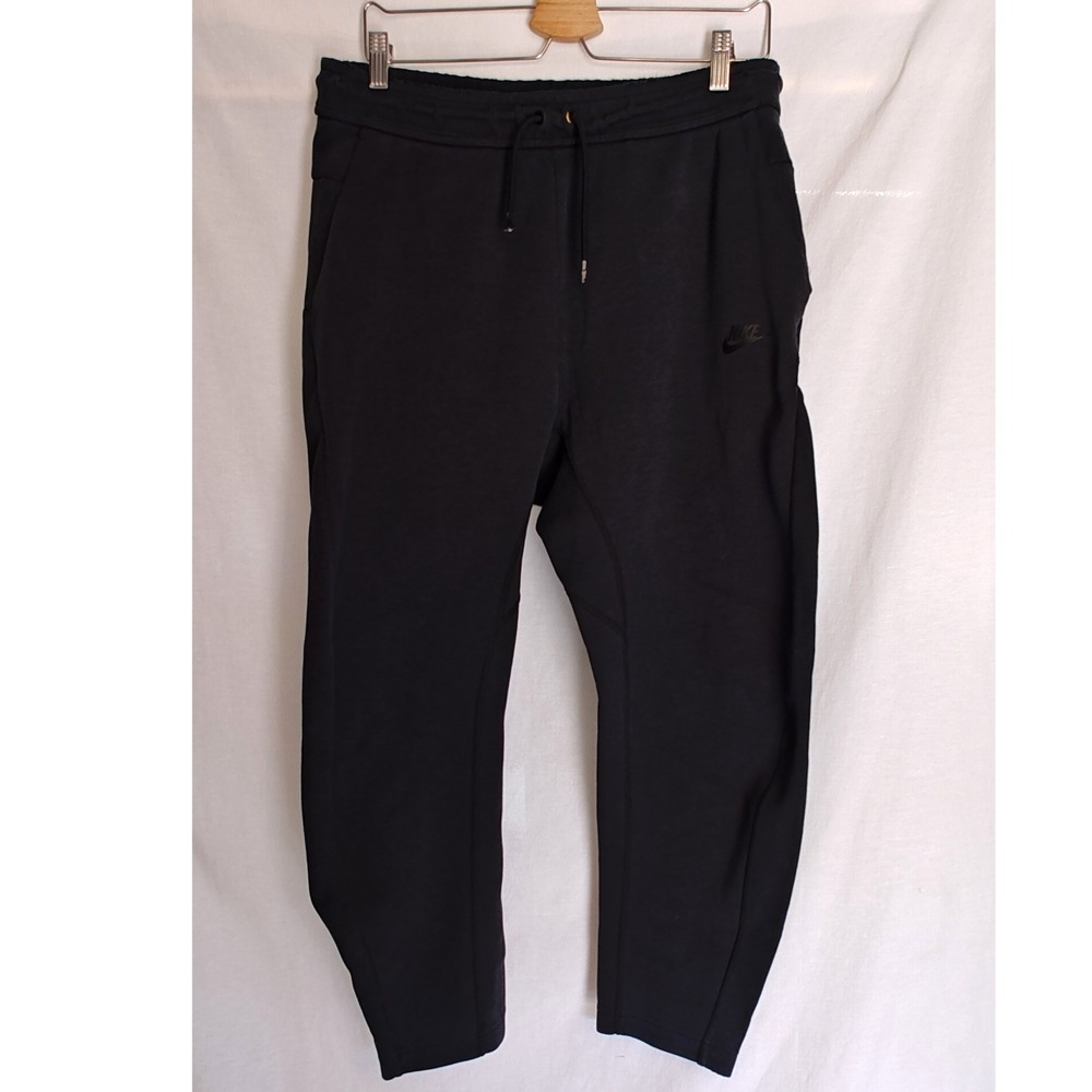 Nike Tech Fleece Joggers‎ Mens Large Black Tapered Cone Sweatpants 928507-011